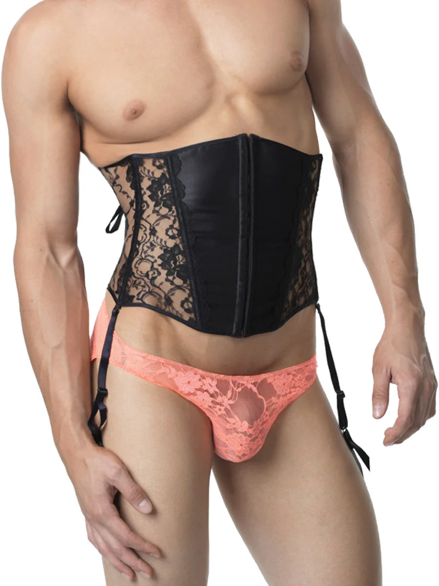 Satin Waist Cincher Corset - Image 3