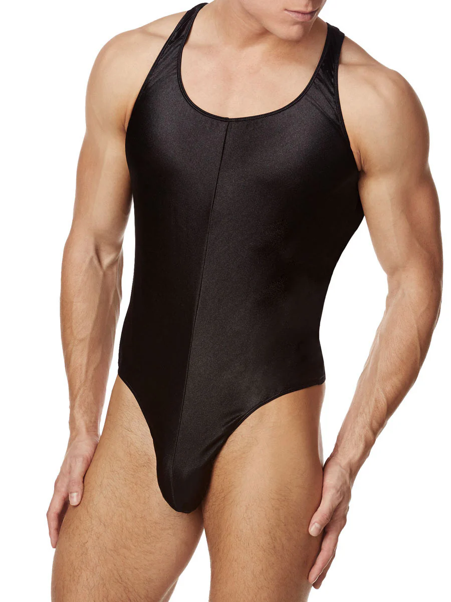 Smooth Satin Thong Bodysuit - Image 6