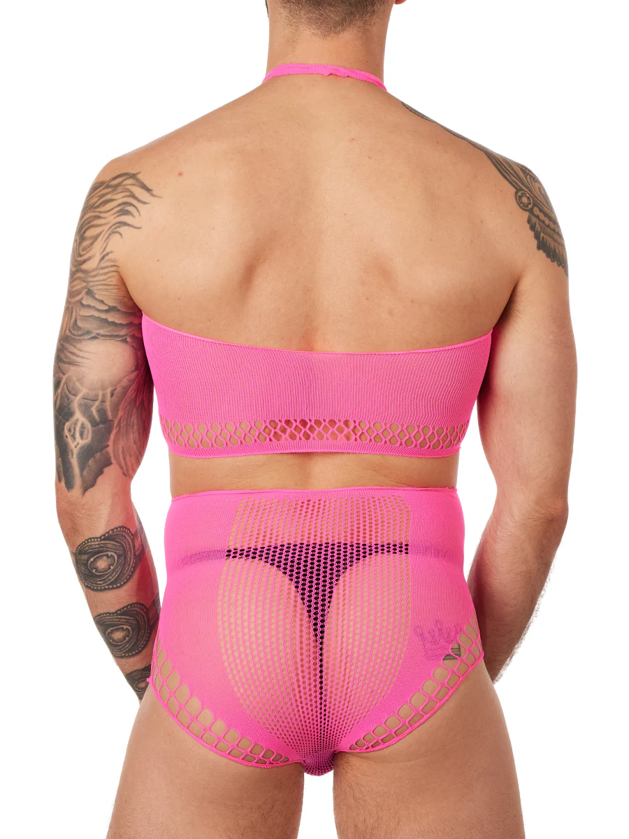 Halter Crop Top & High Waist Panty Set - Image 4