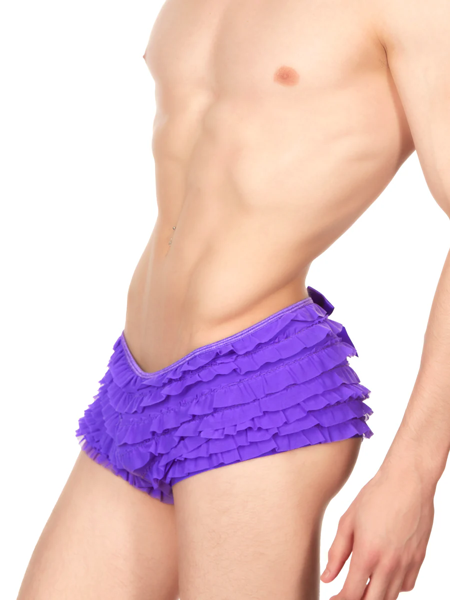 Mesh Ruffle Shortie - Image 2